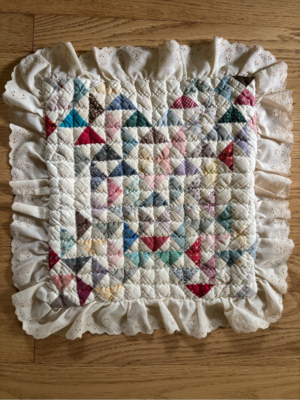 Patchwork Pillow (handmade)